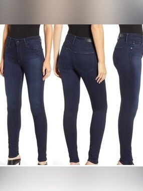 AG Farrah High Rise Dark Wash Jeans Size 27